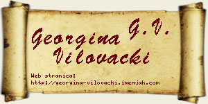 Georgina Vilovački vizit kartica